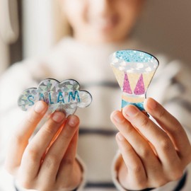 Amasi Decor Desert Dreams Foil Craft Kit – Ramadan & Eid Crafts for Kids | 120 Foil Sheets, 100+ Stickers & Magnets | DIY Islamic Art Activity for Ages 4–8 | Fun Gift for Muslim Holidays