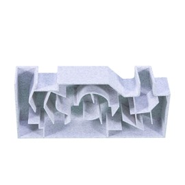 Aquarium Tunnel, Shrimp Hide Tunnel, Fish Tank Accessories, Maze Underground Cave for Hiding Wall Corner Enrichment