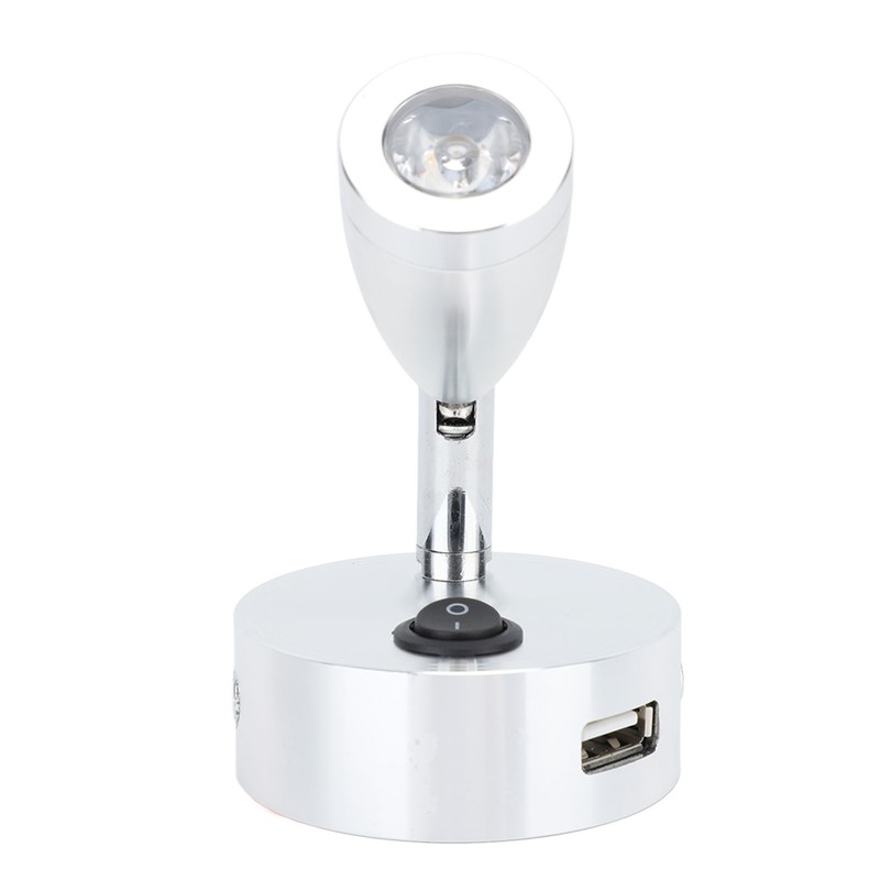 DC10‑30V LED RV Bedside Lamp Aluminum Alloy High Brightness RV