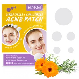 192 Stück Patches Pickel, Pickel, Pimple Patch unsichtbare Pickel Hydrokolloid Akne Pimple Behandlung Anti-Akne und Anti-Unvollkommenheiten Tag Gesicht können Akne schnell loswerden