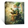 St Patricks Day Wall Decor Canvas Printing, Gnomes Leprechaun Wall