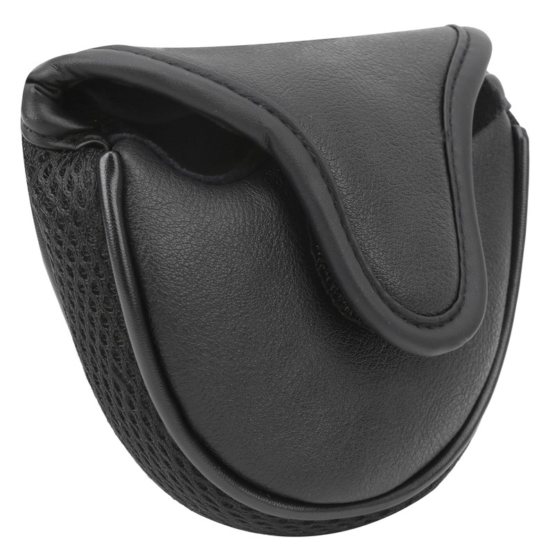 Golf Putter Protection Covers Headcover Semicircle PU Leather Guard Waterproof