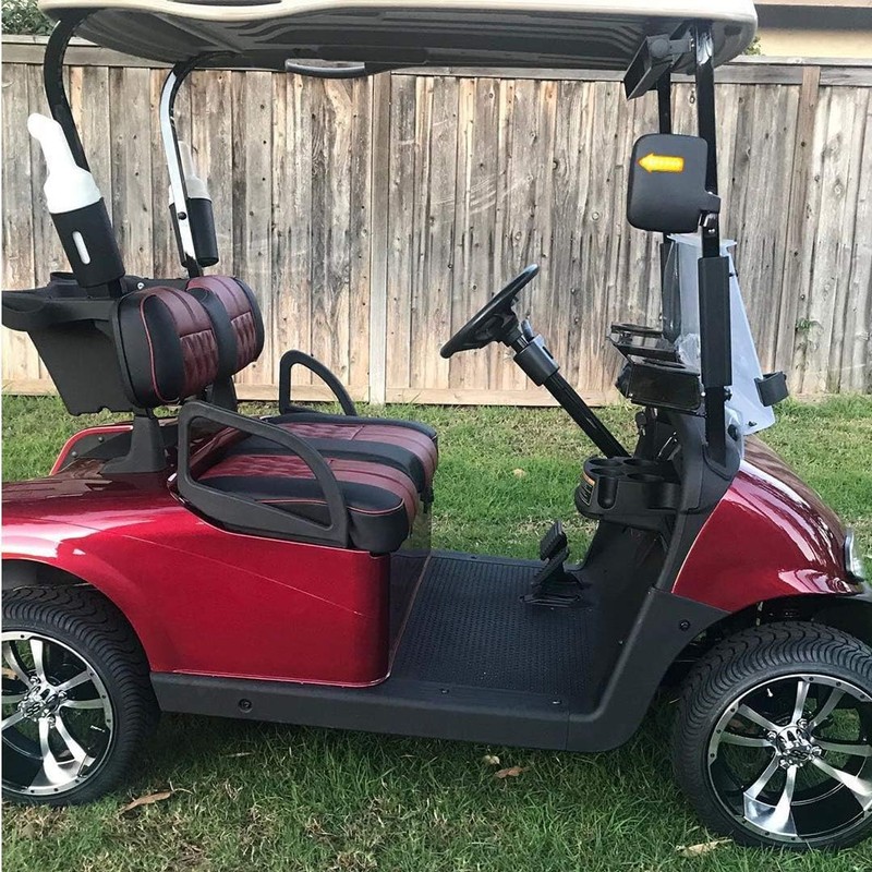 Golf Cart Side Mirrors with Turn Signal Light Golf Cart