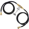 Skyflame Natural Gas Connection Hose, Complete NG Fire Pit Installation