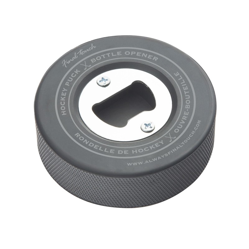 Final Touch Hockey Puck Bottle Opener (FTA6627)