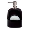 Spirella Bridget Soap Dispenser with Sponge Holder Black 380 ml