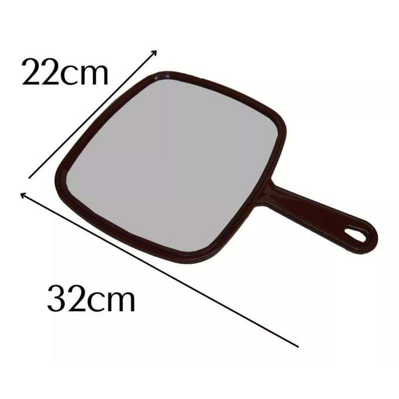 Splash Espejo Cuadrado Para Barberia / Estética Grande