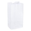 Concession Essentials - 4lb White Paper Bag - 125 Count