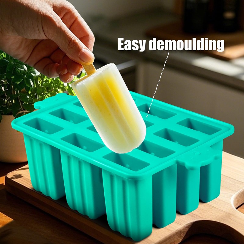 Popsicles Molds Silicone, Bpa-free ice Pop Mold Food Grade Popsicle