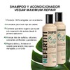 Kit Vegan Nefertiti Shampoo y Acondicionador sin Sales, sin Sulfatos