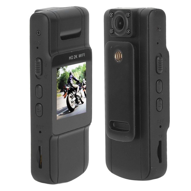 2K Ultra HD Pocket Body Worn Camera Mini Clip Video