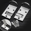 Stainless Steel Punch-Free Door Stopper & Holder Device Left