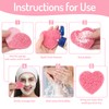 Pack of 80 Compressed Face Sponges, Soft Cellulose Make-Up Sponge,