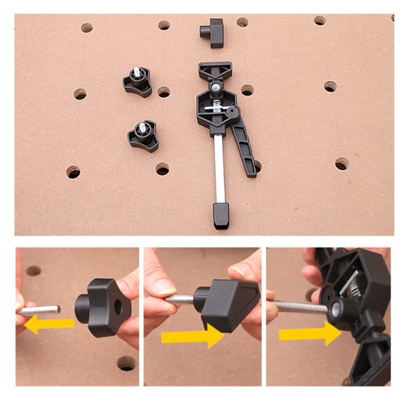 Singring Clamping Elements Workbench Dog Holes Clamp Adjustable Screw Clamp