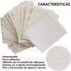 Gogox 30hojas Pegatinas Decoración Uñas Láser Dorado Plata Sticker