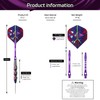 CyeeLife Steel Tip Darts Set,3 Pack Professional Dart with 6