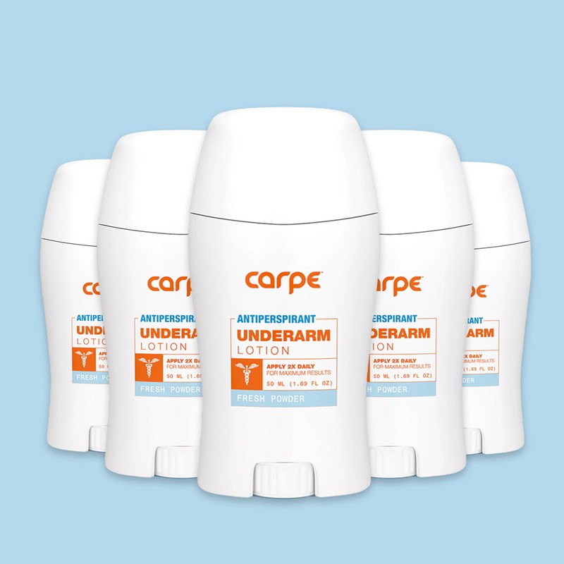 Carpe Antiperspirant Underarm Stick 50ml - 5 Pack, Sandalwood