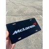 BLVD McLaren Black Mirror Acrylic License Plate Including Mounting Hardware