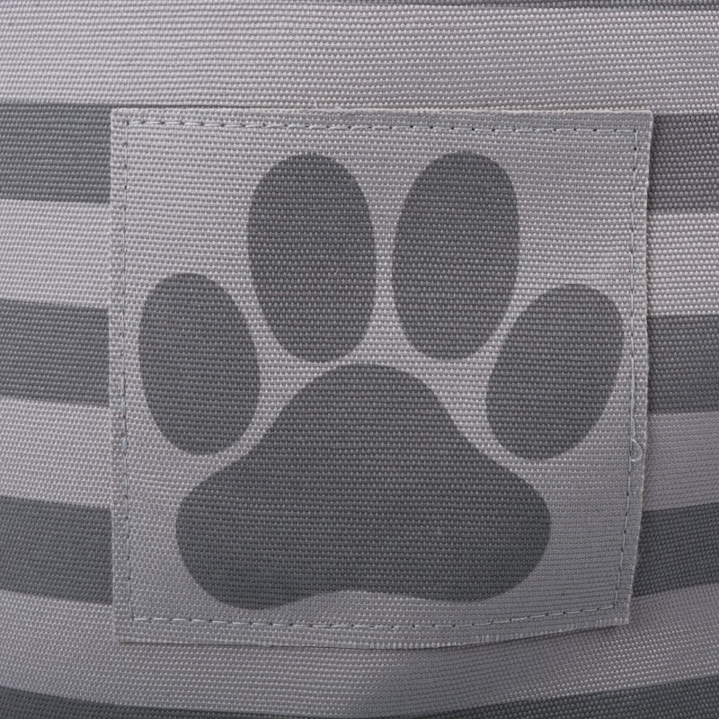 Bone Dry Pet Storage Collection Striped Paw Patch Bin, Small