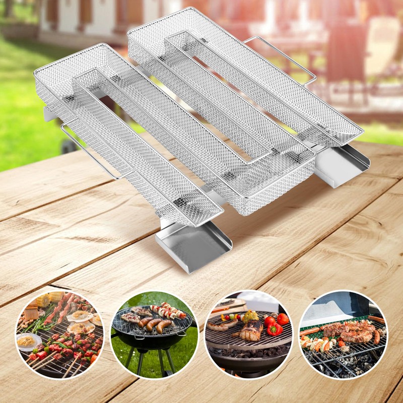 Cold Smoke Generator Made of Stainless Steel, Square Smoker Snail,