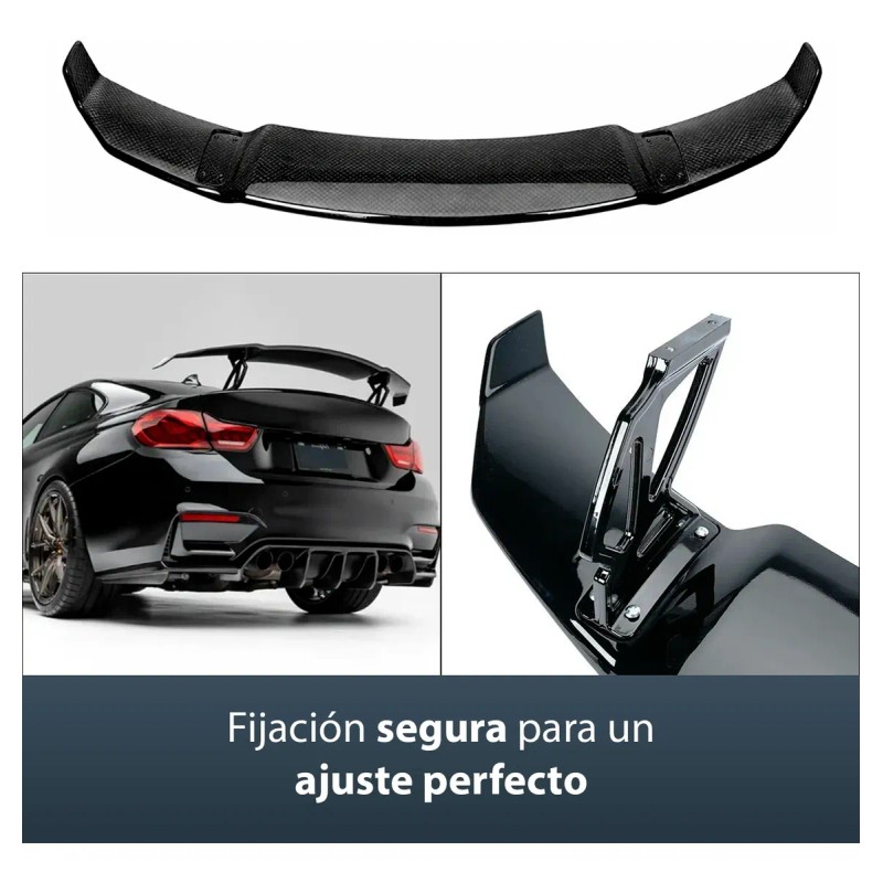 Aleron Super Deportivo Fibra Carbono Sedan Cola De Pato Auto