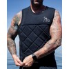 Mens Neoprene Wakesurf Impact Vest for Boating by Pit +