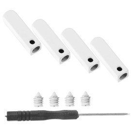 BESPORTBLE 1 Set Toe metal buckle shoelaces shoe laces decorative shoelace tips durable show lace tips DIY shoelace tips metal shoe lace tips child shoe repair white Zinc alloy Component