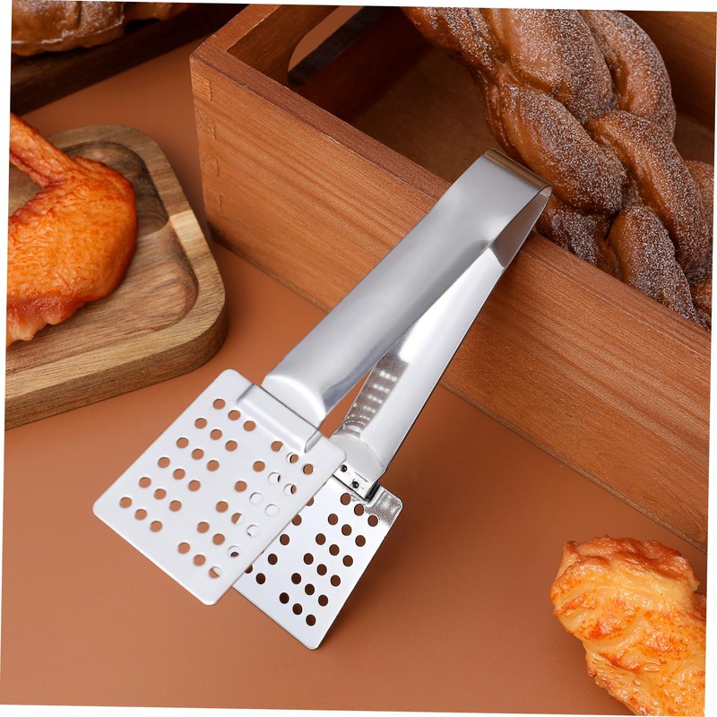 ULTECHNOVO Stainless Steel Tea Bag Squeezer Tong Multi Purpose Food