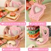 Zayookey Sandwich Mold Sealer Sandwich Cutter Press Heart Pink Lunch
