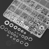 Swpeet 400Pcs 4 Styles #6#8#10 1/4" 5/16" 3/8" SAE Stainless
