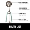 Gorilla Grip Premium Stainless Steel, Spring-Loaded Scoop for Fruit, Cookie