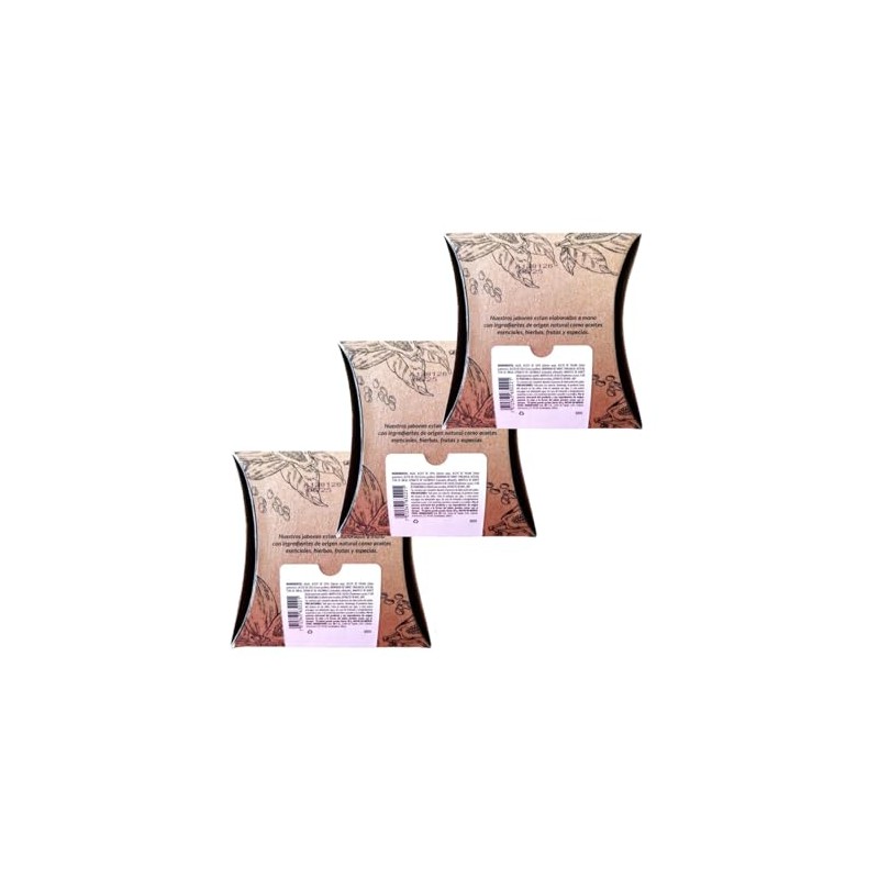 Jabon Artesanal Calendula Miel Manzanilla 3 Pack