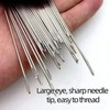36PCS Big Eye Sewing Needles Set – Long Thin Steel