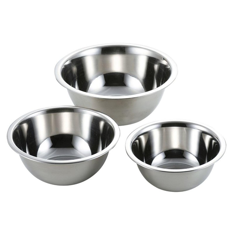 Liberty Corporation LD-453 Style Kitchenware Stainless Steel Bowl, Set of