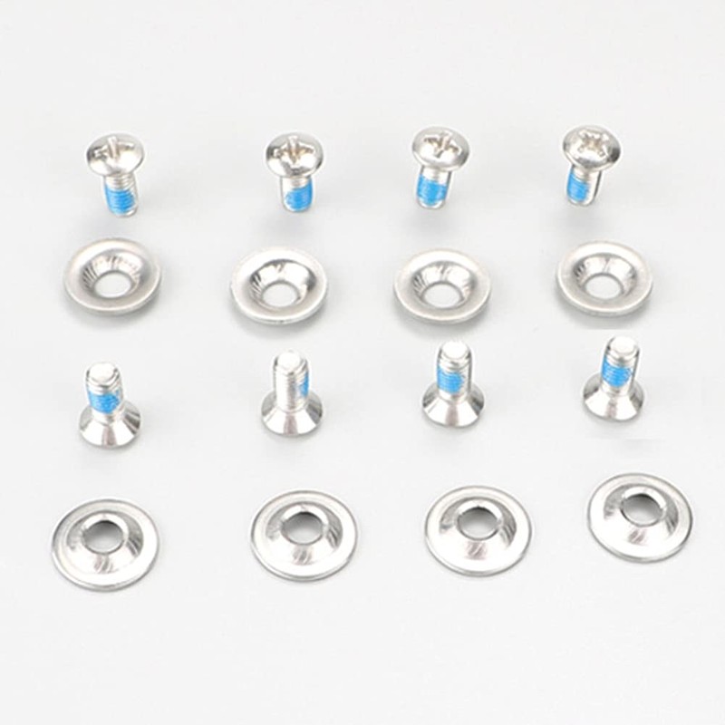 8 Set Snowboard Binding Screws, Stainless Steel Binding Screw Washer