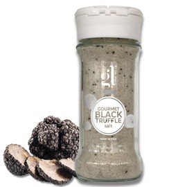 GL Truffle GOURMET LINE, Gourmet Black Truffle Sea Salt 90 gm (3.2 oz),Truffle Salt Seasoning, Popcorn Truffle Salt, Pizza, Pasta & Steak Seasoning, Elevate Your Culinary Experience, Product of Italy