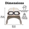 Pilot Sauna Hat Wool Mens Sauna Hat for Men Aviator
