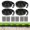 1.5 Inch x 200FT Garden Edging Border,Landscaping with 240pcs Spikes