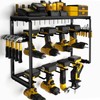 Spampur Power Tool Organizer, 8 Drill Holders Wall Mount, 3