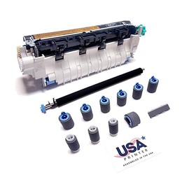 USA Printer Q5998-67904-DMK-USA (Q5998A Q5998-67903) Deluxe Maintenance Kit for HP Laserjet 4345 Includes RM1-1043 Fuser, RM1-0699 Transfer Roller, & Tray 1-4 Roller Kit (110V)