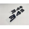 OVERLAND SPY (2pc) Gloss Black 345 Badge Emblem Chrome Trim
