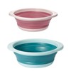 2 Pcs Collapsible Washing Up Bowl, 2 Size Collapsible Bowl,