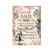 Sawfish® Alice in Wonderland Metal Sign Mad Hetter Bonkers The