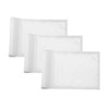 Set of 3 Single Sided 8x6 Inch Solid White Golf