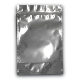 500-Count Pack of 5"x8" Resealable Stand-Up Barrier Bags – Reliable, Airtight, Multi-Purpose Pouches for Food Storage, Crafts, Organization, and More