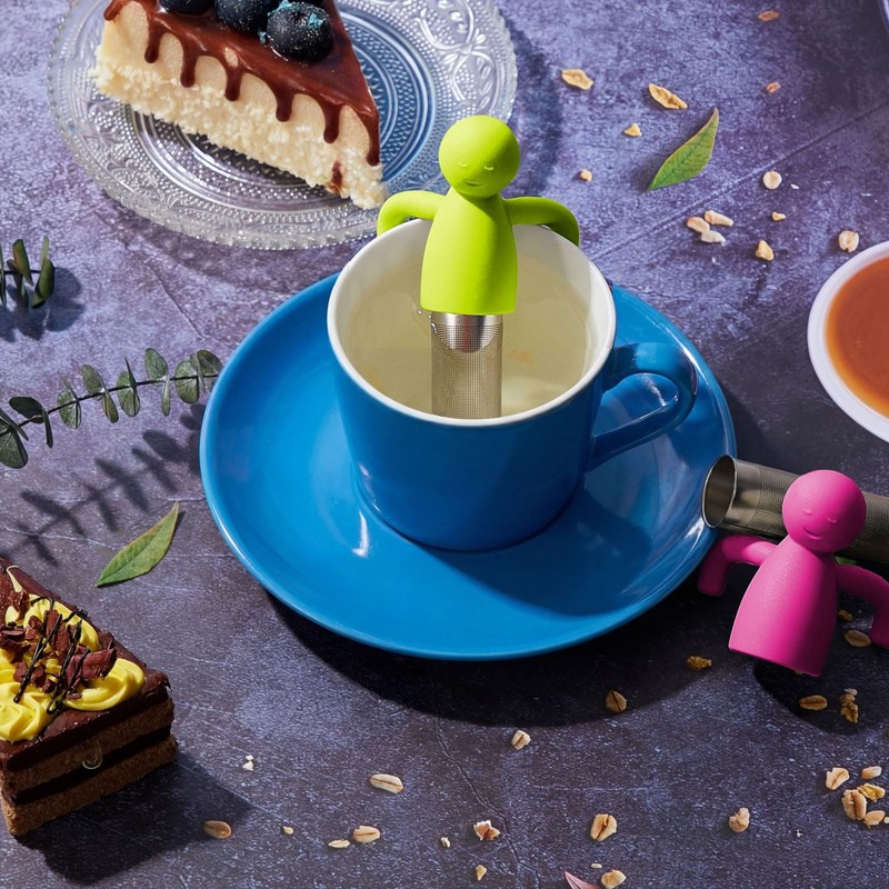 Hicarer 4 Pieces Tea Infuser for Loose Tea Cute Fine