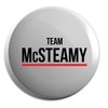Hippowarehouse Team McSteamy Badge Pin 25mm