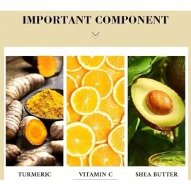 Rozino Tumeric & Vitamin C face neck INFLAMMATION SKIN Firming Stick with Shea Butter