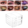 Transparent Makeup Organiser, Eyelash Storage Box, 8 Layers False Eyelash