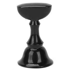 FILFEEL Juego de Manicura Duradero con Soporte Magnético para Práctica de Exhibición de Arte de Uñas (Negra)